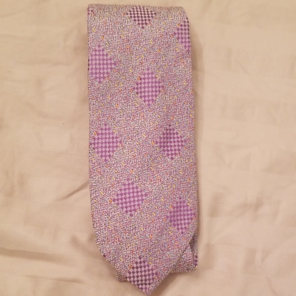 Missoni mens silk tie - purple